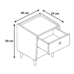 Velador Pristina - Imagen 4